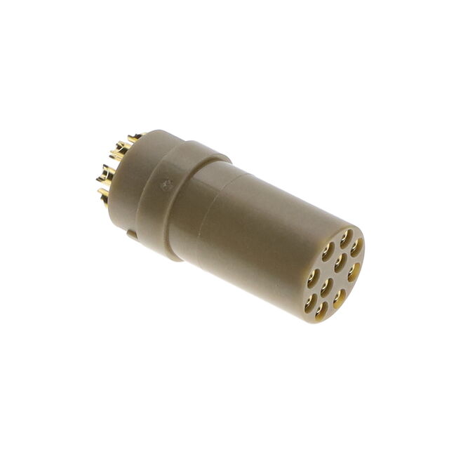 CONN FMALE INSERT 10P SOLDER CUP