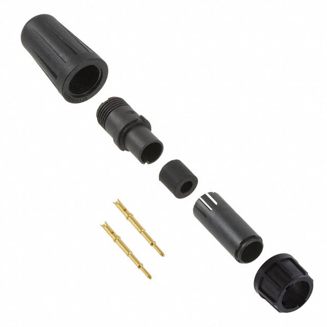 CONN PLUG MALE 2POS GOLD CRIMP