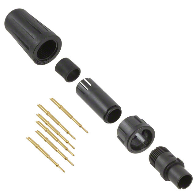 CONN PLUG MALE 6POS GOLD CRIMP