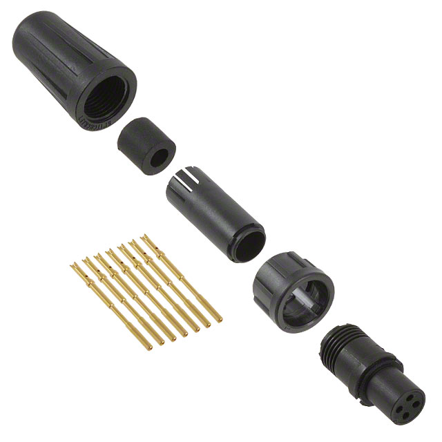 CONN PLUG FMALE 7POS GOLD CRIMP