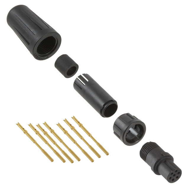 CONN PLUG FMALE 7POS GOLD CRIMP