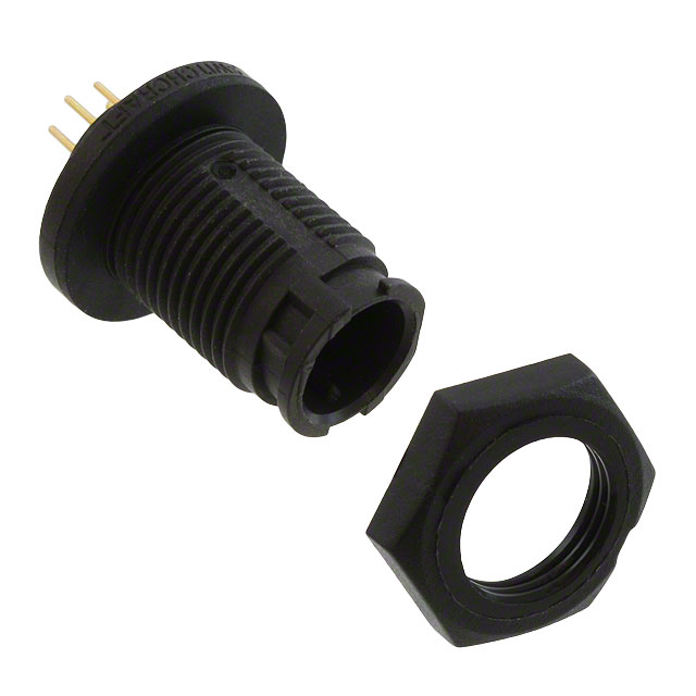 CONN RCPT MALE 2POS GOLD SOLDER