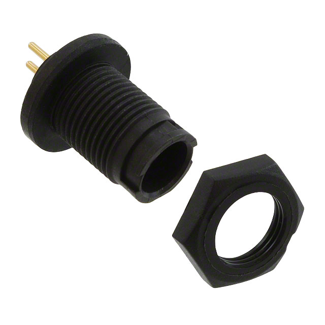 CONN RCPT MALE 5POS GOLD SOLDER