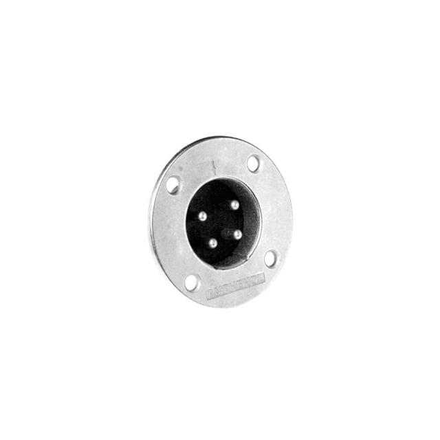 CONN RCPT MALE 4P TIN SOLDER CUP