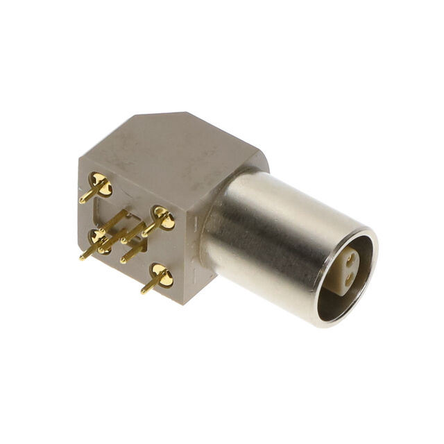 CONN CIRC RCPT 4POS GOLD SOLDER