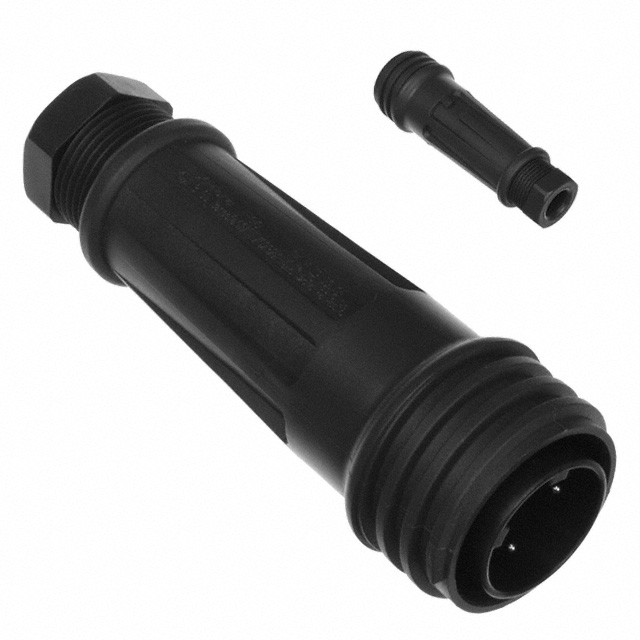 CONN RCPT MALE 3POS NICKEL SCREW