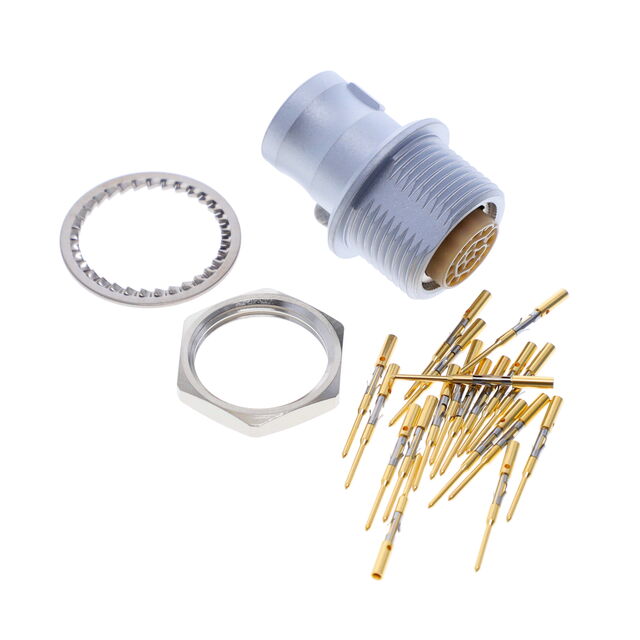 CONN PLUG MALE 19POS GOLD CRIMP