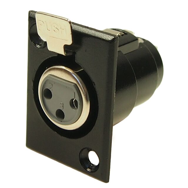 XLR 3ACF/BM BLK FEMALE