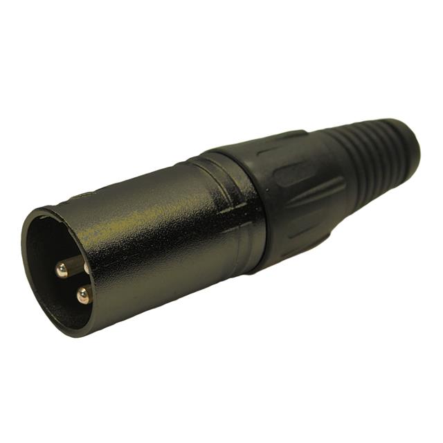 AUDIO PLUG 3APM/BM BLACK MALE