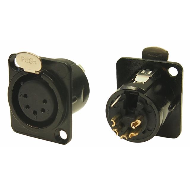 XLR SKT FEMALE 5DCF/BM LATCH