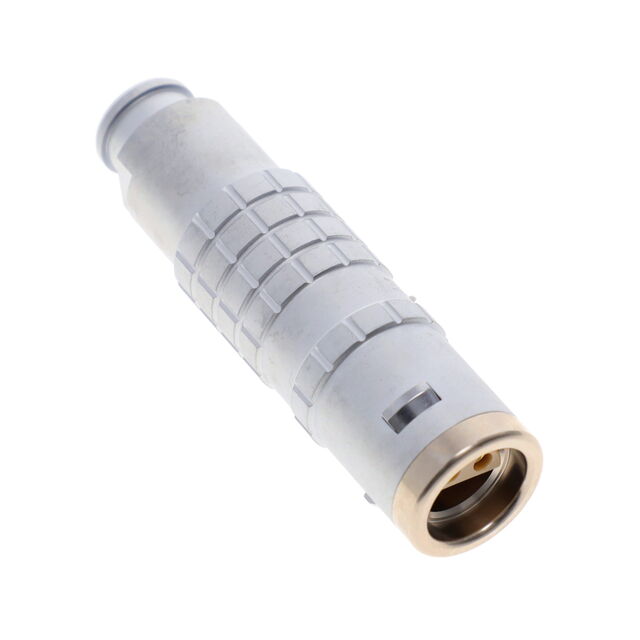 CONN CIRC PLUG 4P GOLD SLDR CUP