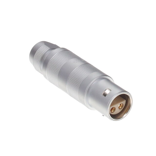 CONN CIRC PLUG 4P GOLD SLDR CUP