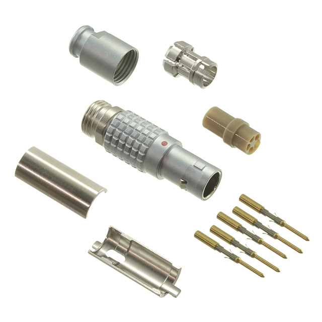 CONN PLUG MALE 5POS GOLD CRIMP