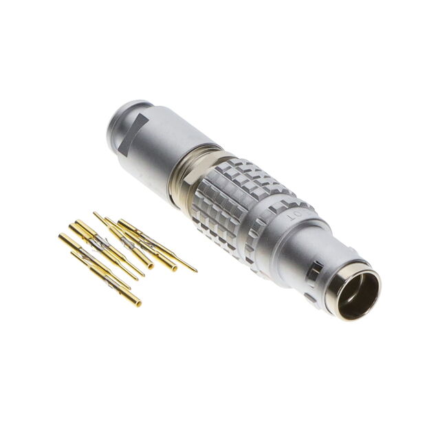 CONN PLUG MALE 7POS GOLD CRIMP