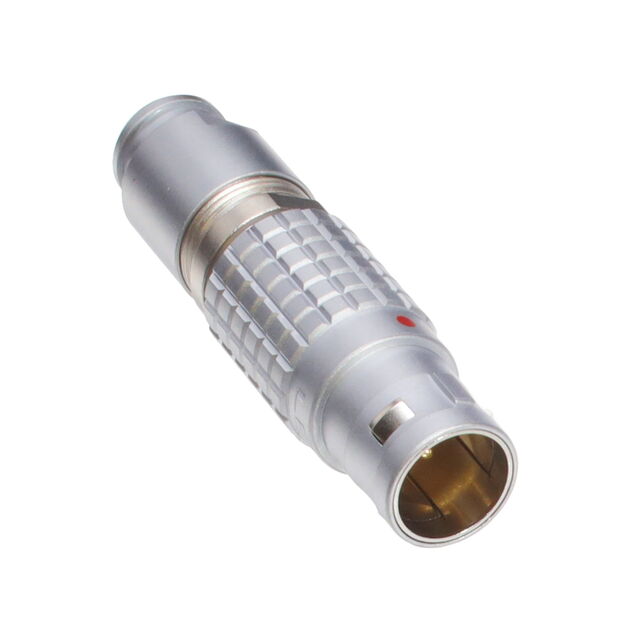 CONN PLUG MALE 3P GOLD SLDR CUP
