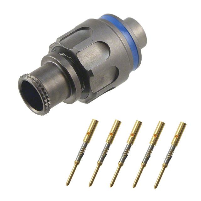 CONN PLUG MALE 5POS GOLD CRIMP