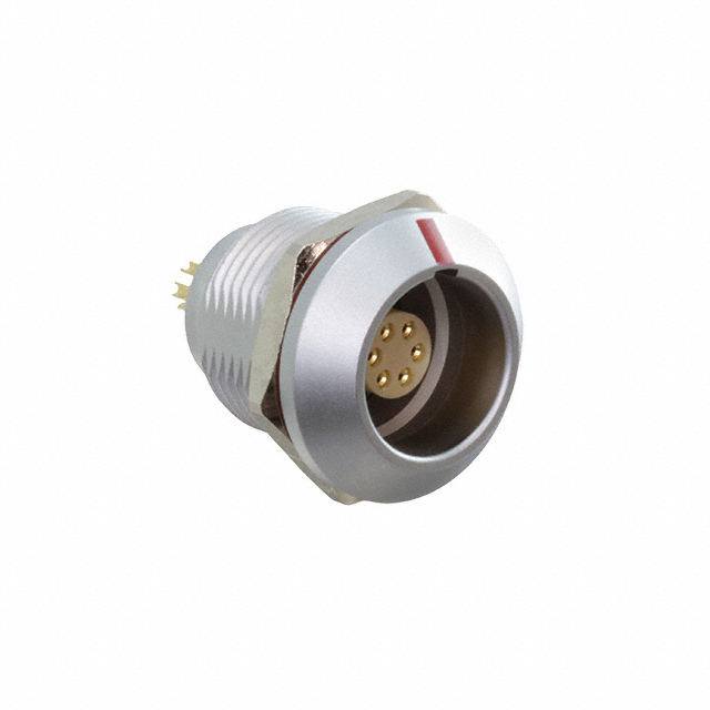 CONN RCPT FMALE 6P GOLD SLDR CUP