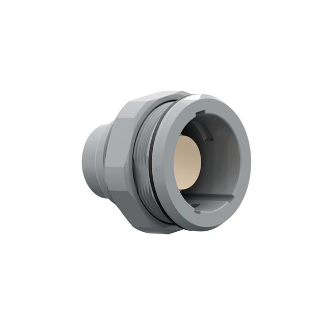 RECEPTACLE FOR FRONT PANEL MOUNT
