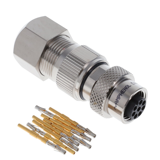 MAXM12, FEMALE STRAIGHT PLUG, 8