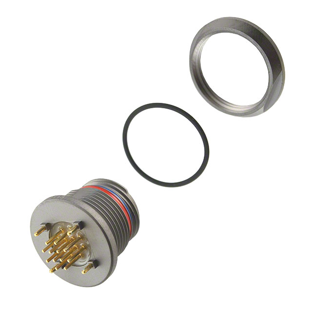 CONN RCPT FMALE 12POS GOLD SLDR