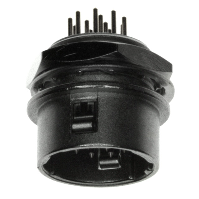 CONN RCPT MALE 12POS GOLD SOLDER