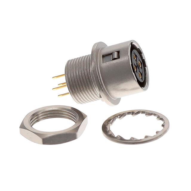 CONN RCPT FMALE 4POS GOLD SOLDER