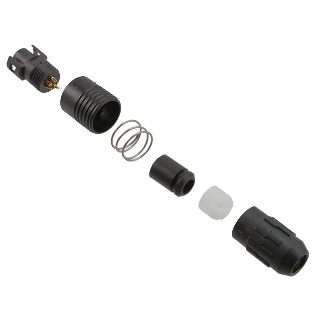 CONN PLUG MALE 6P GOLD SLDR CUP