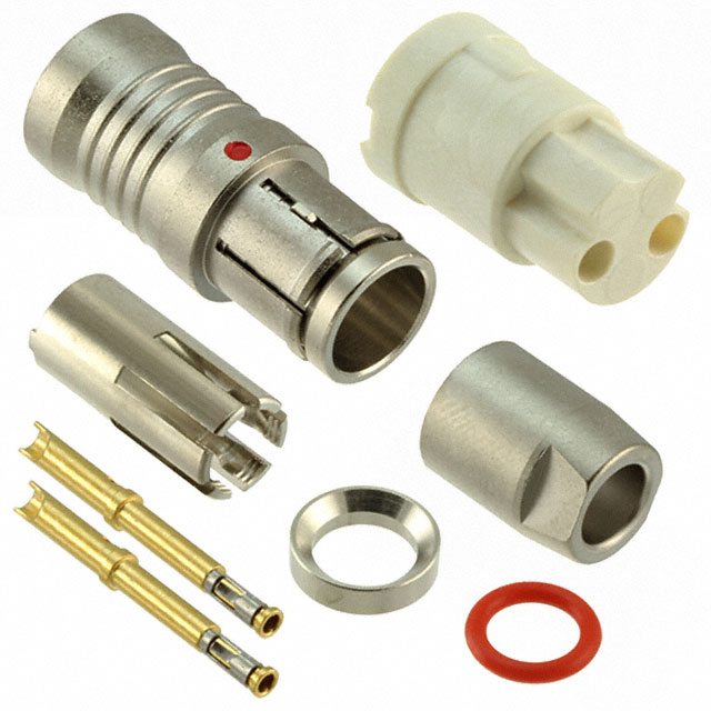 CONN PLUG FMALE 2POS GOLD CRIMP