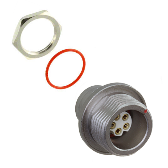 CONN RCPT FMALE 5POS GOLD SOLDER