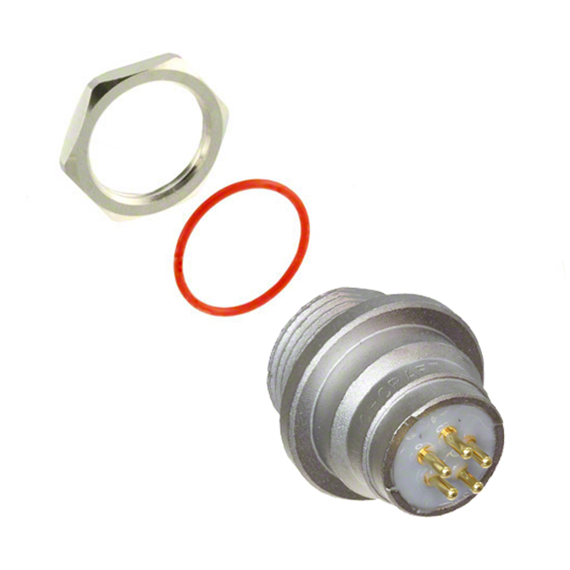 CONN RCPT MALE 5POS GOLD SOLDER