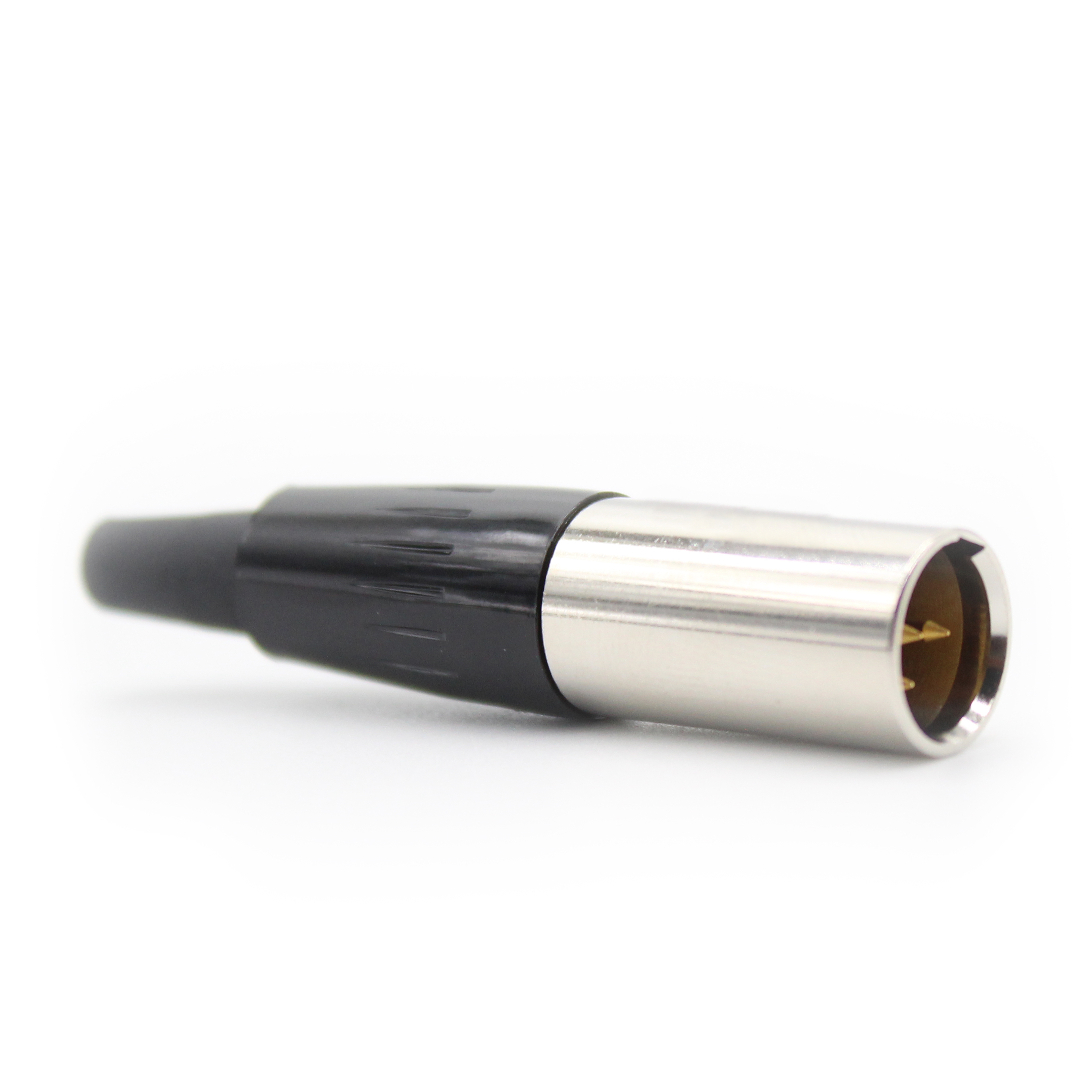 CONN RCPT MALE MINI XLR 4P SLDR
