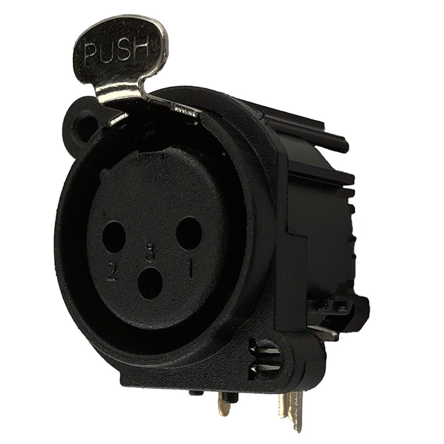 CONN RCPT FMALE XLR 3POS SOLDER
