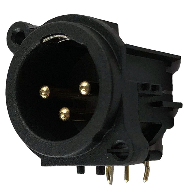 CONN RCPT MALE XLR 3POS SOLDER