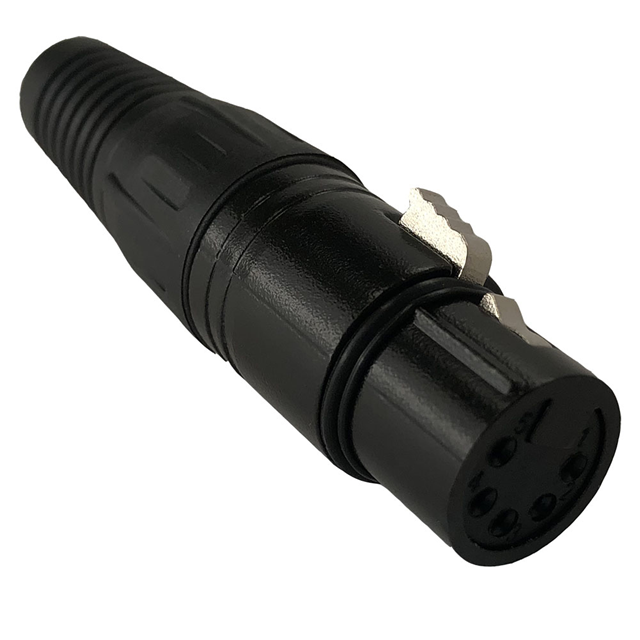 CONN PLUG FMALE XLR 5POS GOLD