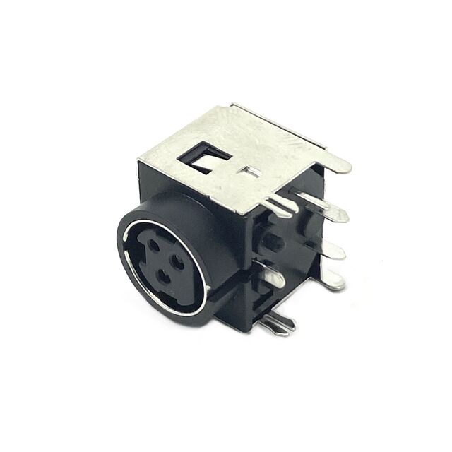 3P POWER DIN JACK SHIELDED DIP