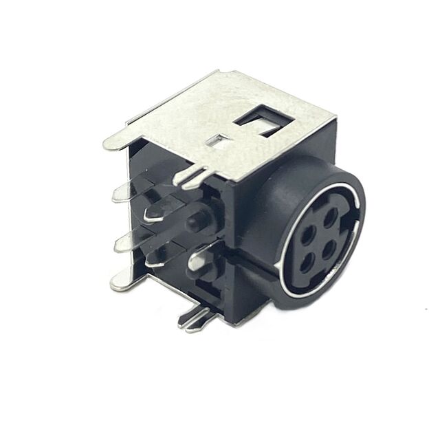 4P POWER DIN JACK SHIELDED