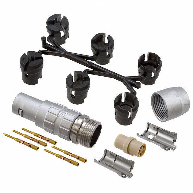 CONN PLUG MALE 5POS GOLD CRIMP