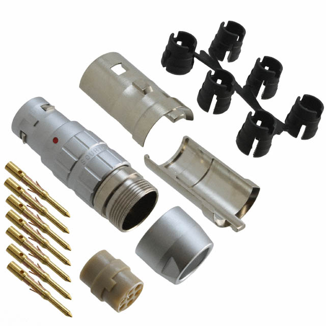CONN PLUG MALE 7POS GOLD CRIMP
