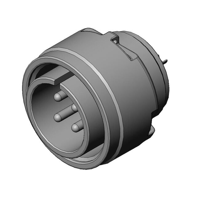 CIRCULAR, 4 POS, STR PLUG, PIN C
