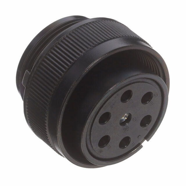 CIRC CONN 7 POS, STR PLUG, SOCKE