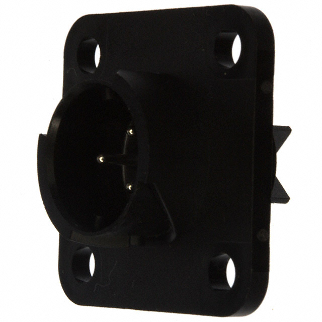 CONN RCPT MALE 4P SOLDER CUP