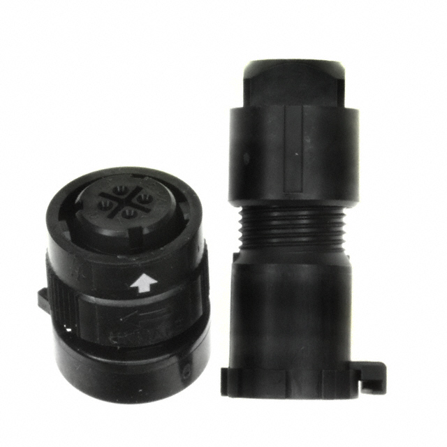CONN PLUG FMALE 4P SOLDER CUP