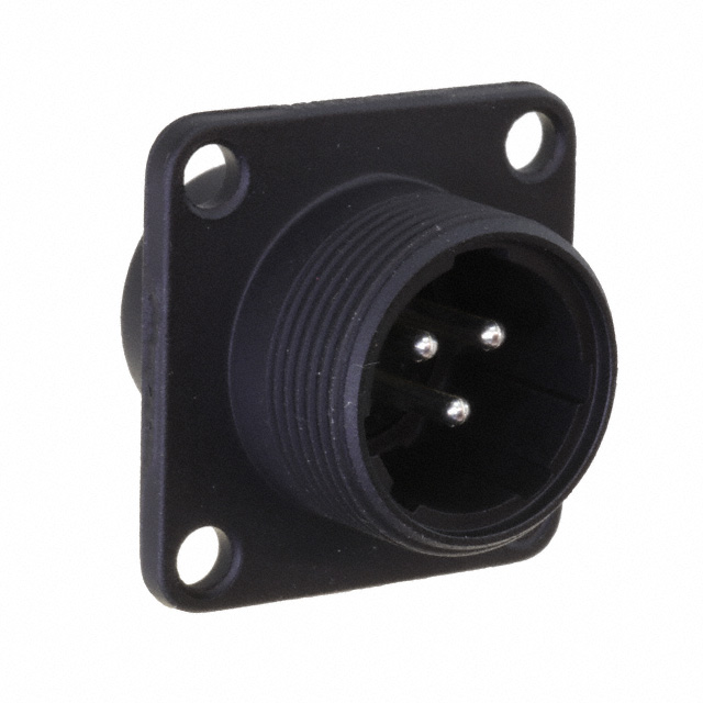 CONN RCPT MALE 3P SILV SLDR CUP