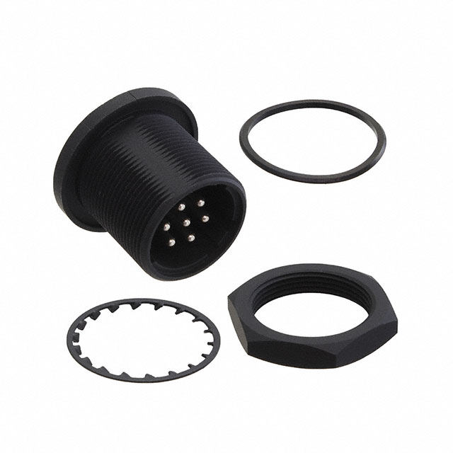 CONN RCPT MALE 7P SILV SLDR CUP