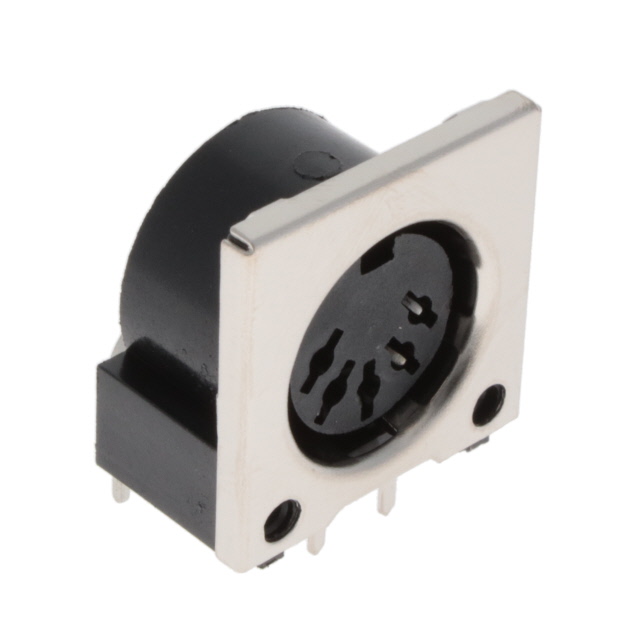 CONN RCPT FMALE MINI DIN 5P SLDR
