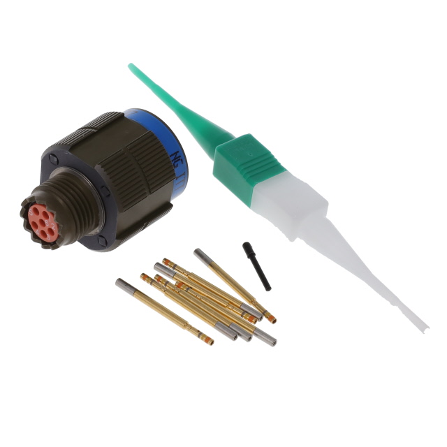 CONN PLUG FMALE 6POS GOLD CRIMP