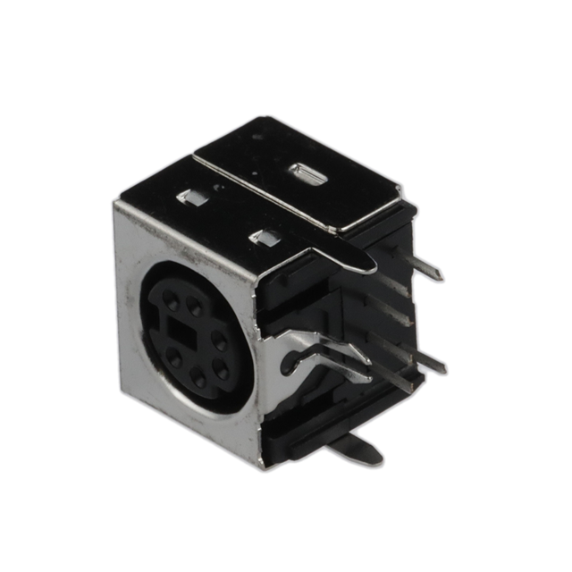 CONN RCPT FMALE MINI DIN 6P SLDR