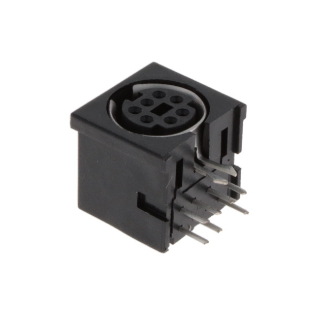 CONN RCPT FMALE MINI DIN 7P SLDR