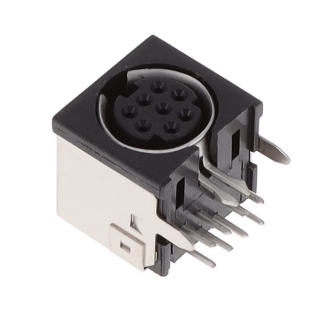 CONN RCPT FMALE MINI DIN 8P SLDR