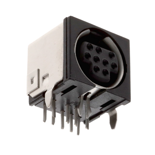 CONN RCPT FMALE MINI DIN 9P SLDR